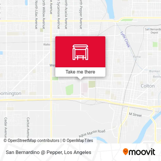 San Bernardino @ Pepper map