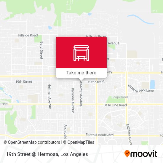 19th Street @ Hermosa map