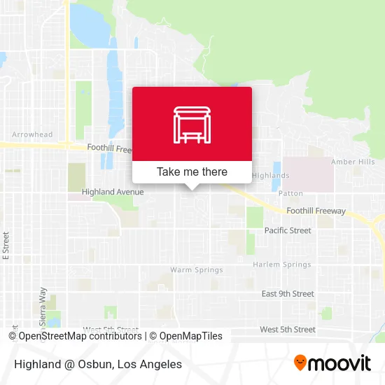 Highland @ Osbun map