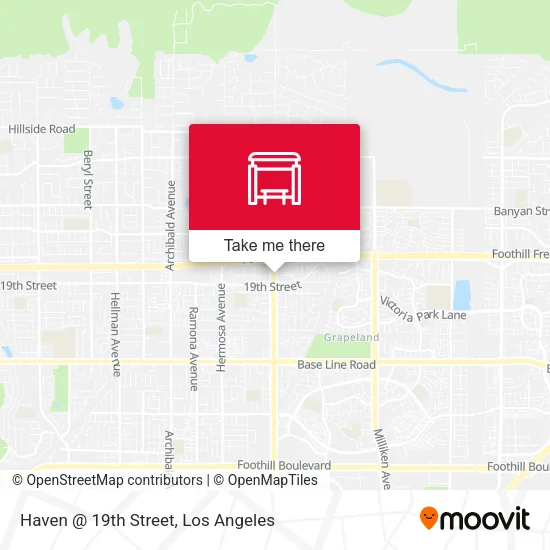 Haven @ 19th Street map