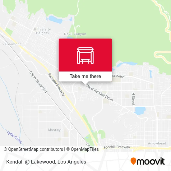 Kendall @ Lakewood map