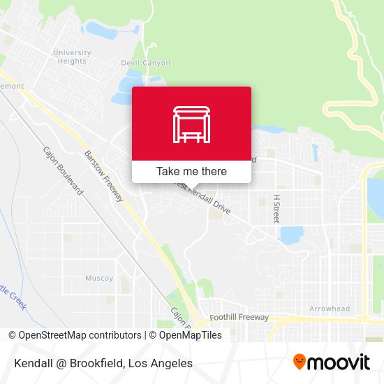 Kendall @ Brookfield map