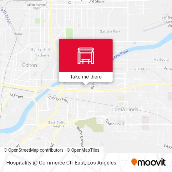 Hospitality @ Commerce Ctr East map