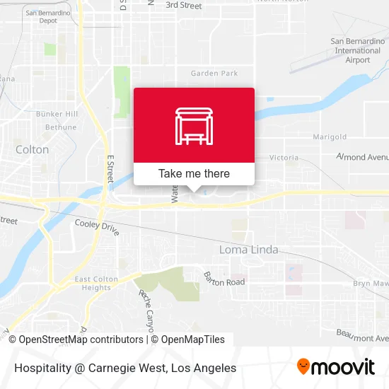 Hospitality @ Carnegie West map