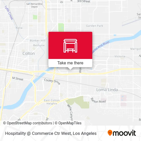 Hospitality @ Commerce Ctr West map