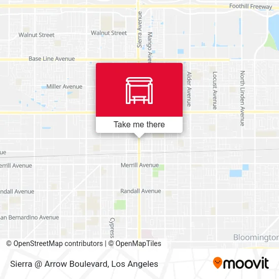 Sierra @ Arrow Boulevard map