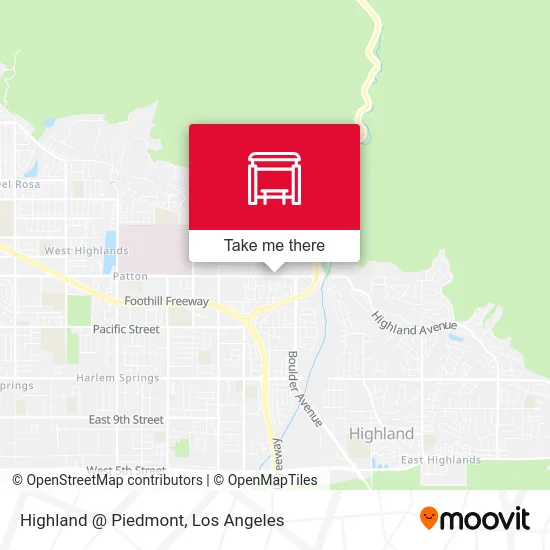 Highland @ Piedmont map