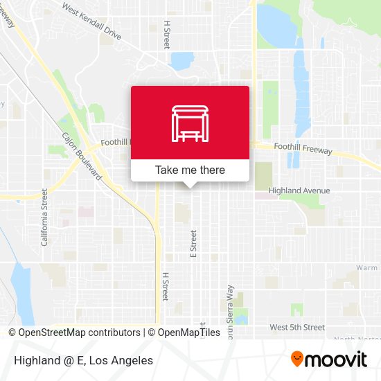 Highland @ E map