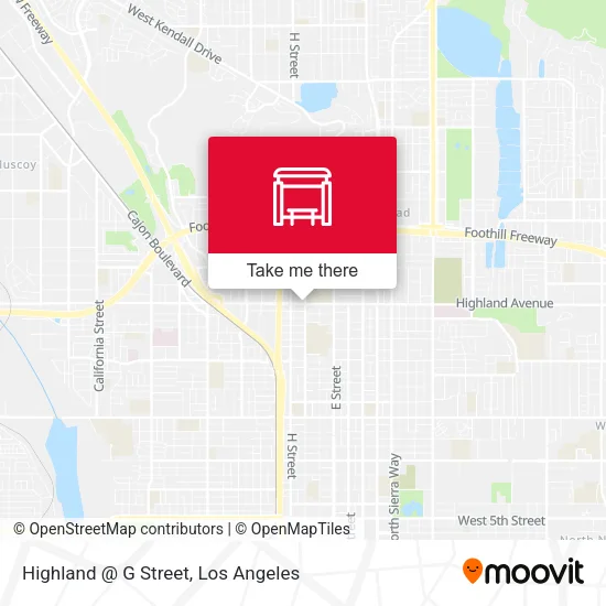 Highland @ G Street map