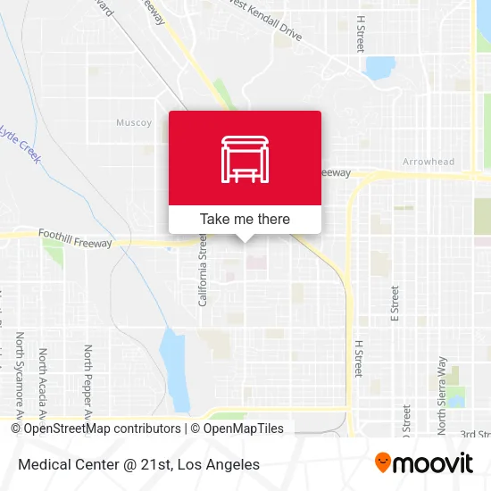 Medical Center @ 21st map