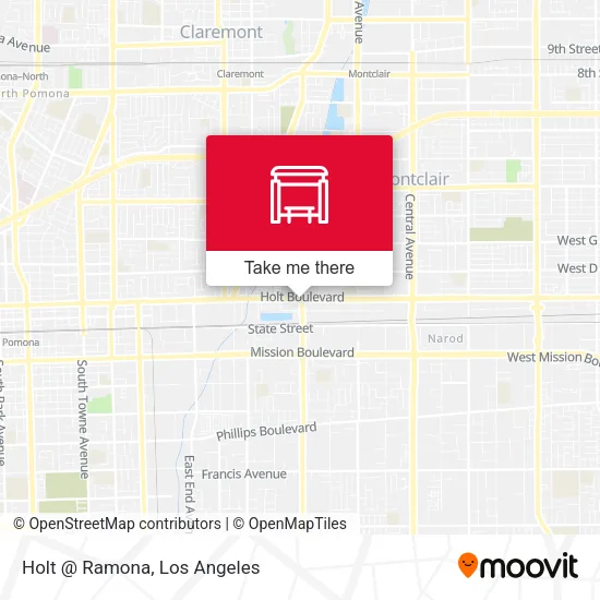 Holt @ Ramona map