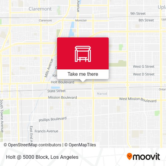 Holt @ 5000 Block map
