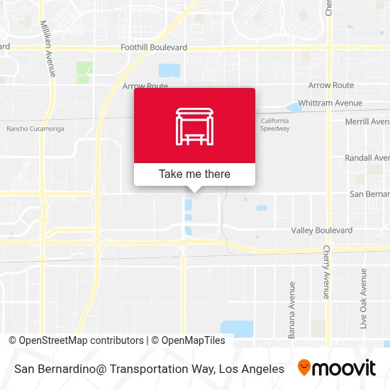 San Bernardino@ Transportation Way map