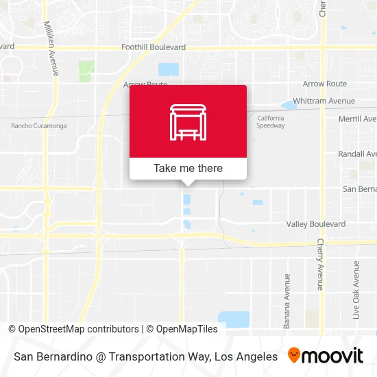 San Bernardino @ Transportation Way map