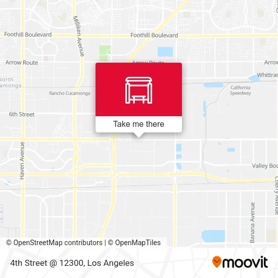 4th Street @ 12300 map