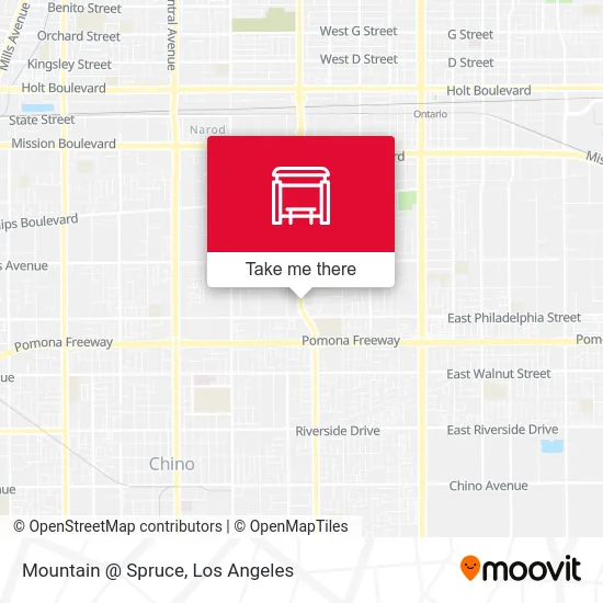 Mountain @ Spruce map