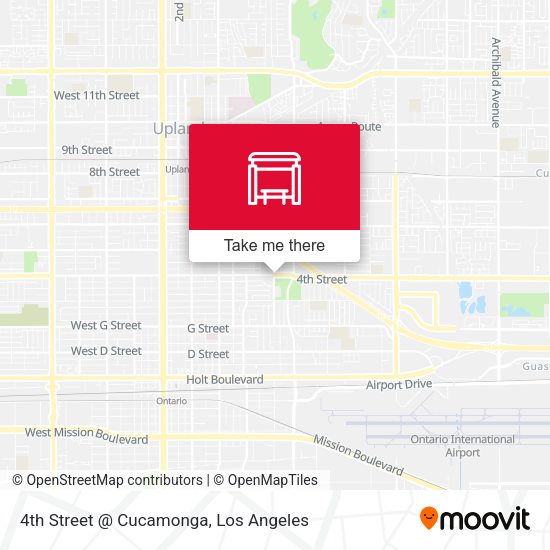 4th Street @ Cucamonga map
