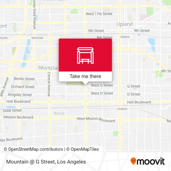 Mountain @ G Street map