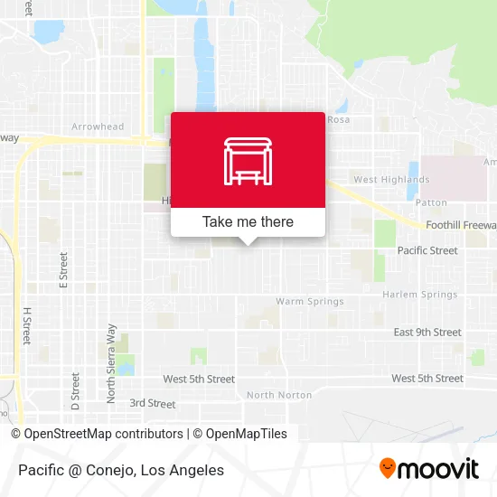 Pacific @ Conejo map