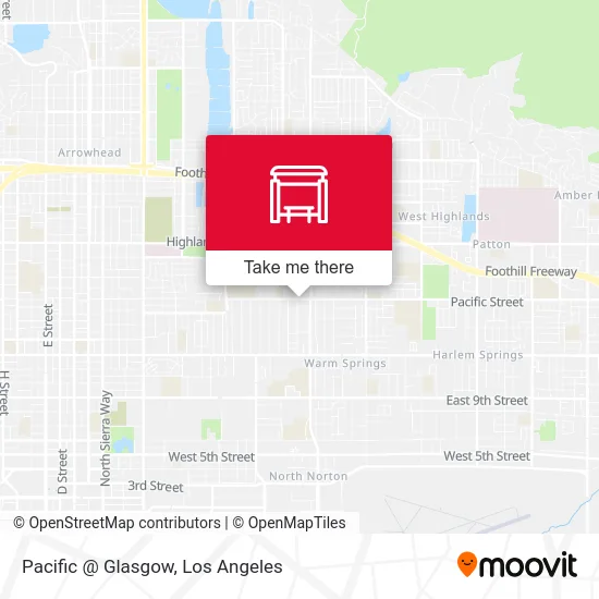 Pacific @ Glasgow map