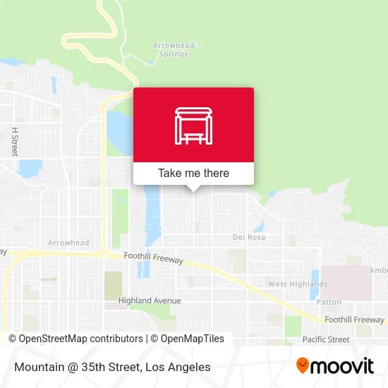 Mountain @ 35th Street map