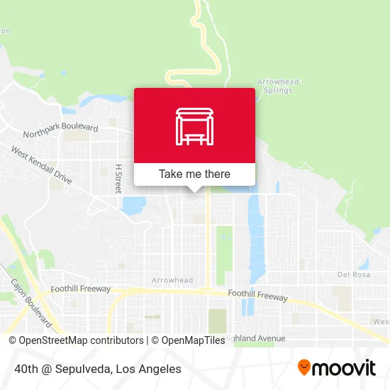 40th @ Sepulveda map