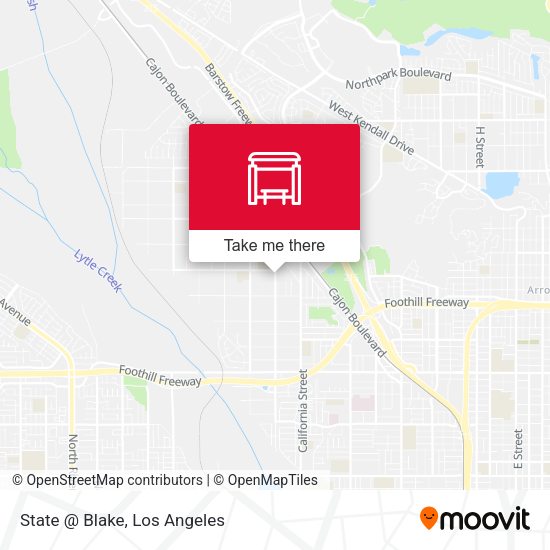 State @ Blake map