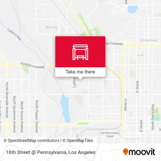 16th Street @ Pennsylvania map