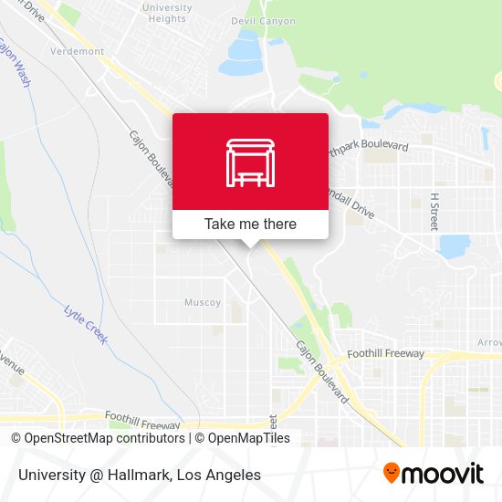 University @ Hallmark map