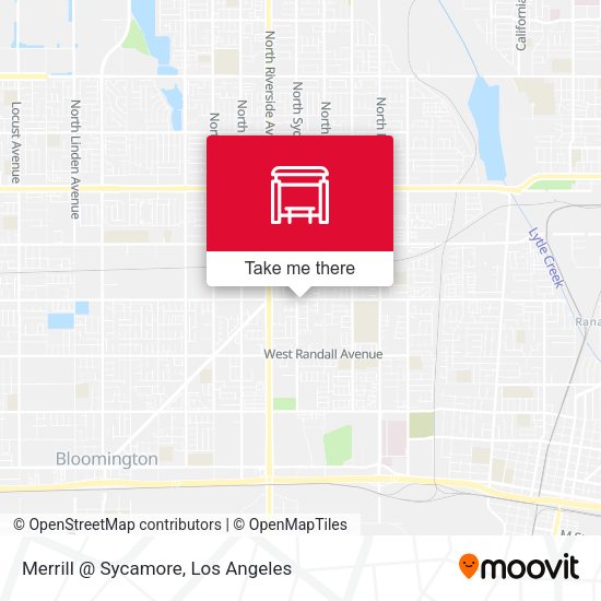 Merrill @ Sycamore map