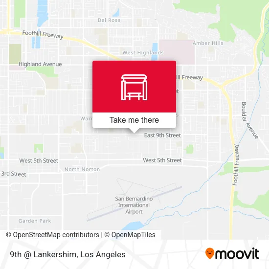 9th @ Lankershim map