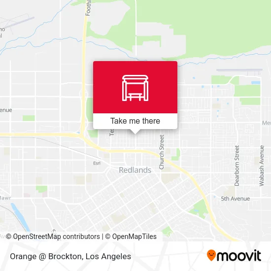 Orange @ Brockton map