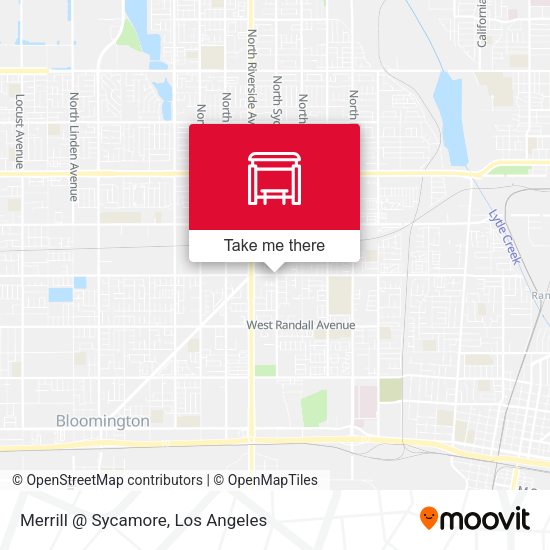 Merrill @ Sycamore map