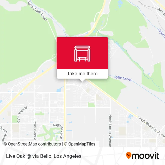 Live Oak @ via Bello map