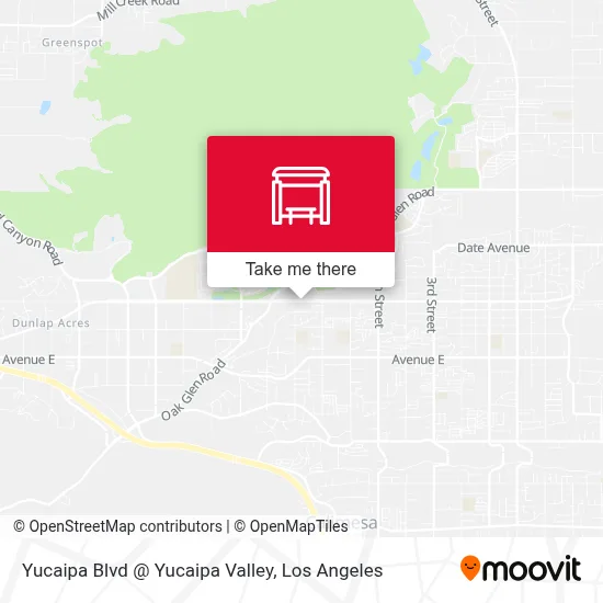 Yucaipa Blvd @ Yucaipa Valley map