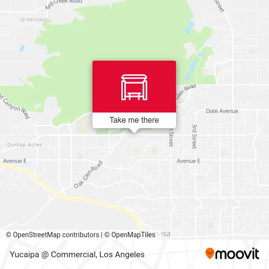 Yucaipa @ Commercial map