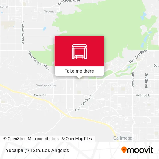 Yucaipa @ 12th map