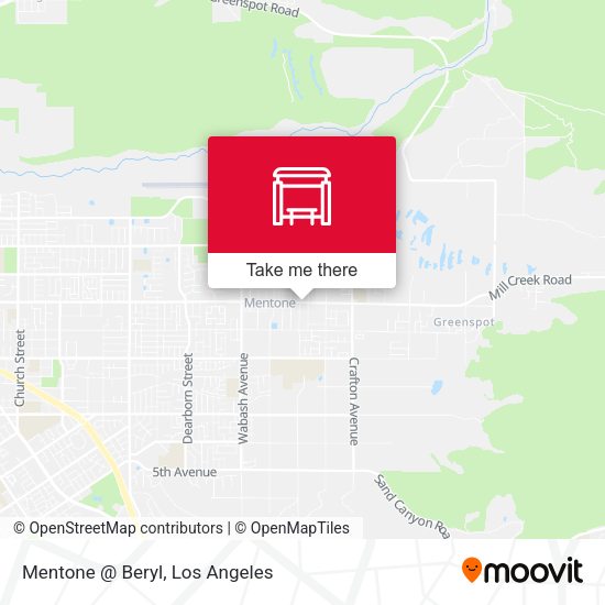 Mentone @ Beryl map