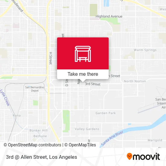 Mapa de 3rd @ Allen Street