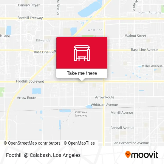 Foothill @ Calabash map