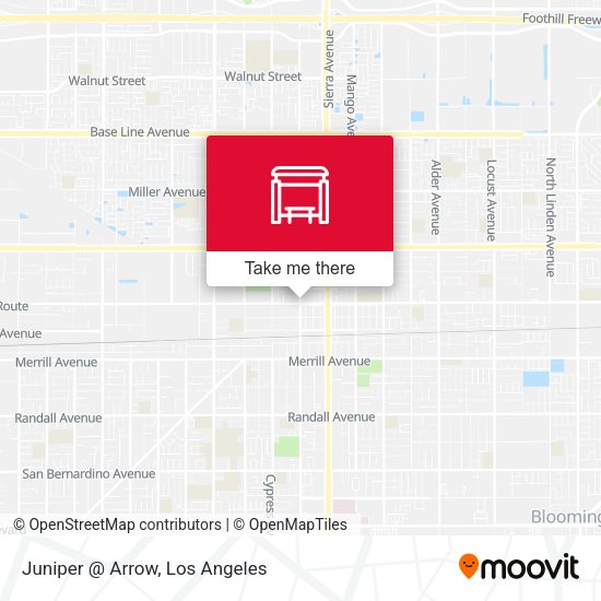 Juniper @ Arrow map