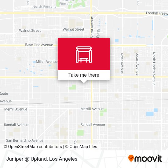 Juniper @ Upland map