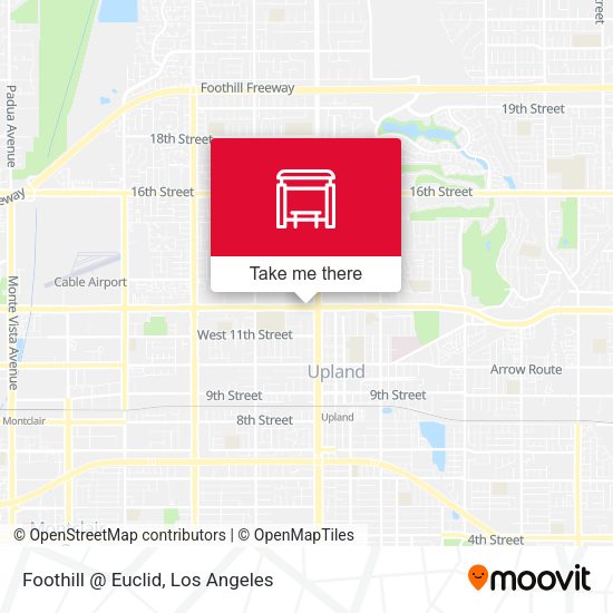 Foothill @ Euclid map