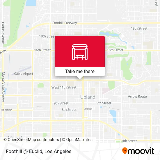 Foothill @ Euclid map