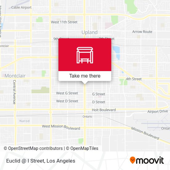 Euclid @ I Street map