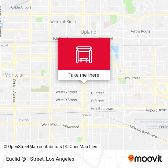 Euclid @ I Street map