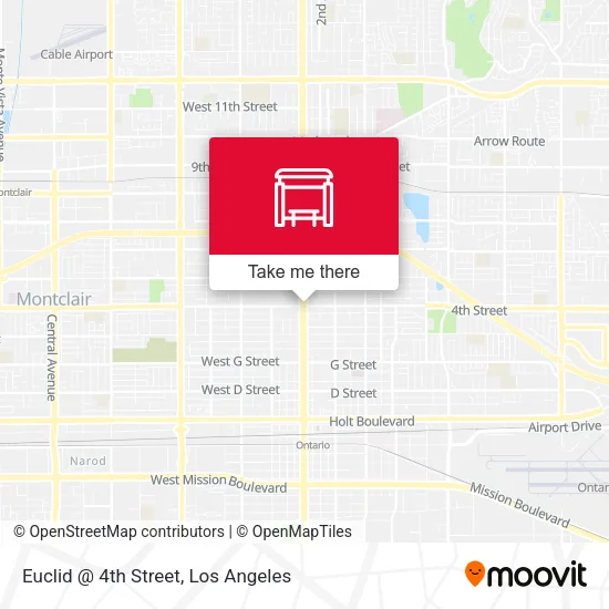 Euclid @ 4th Street map