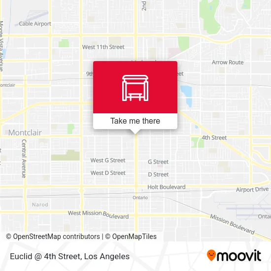 Euclid @ 4th Street map