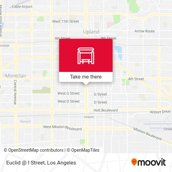 Euclid @ I Street map