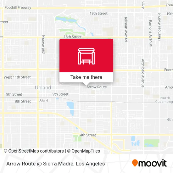 Arrow Route @ Sierra Madre map